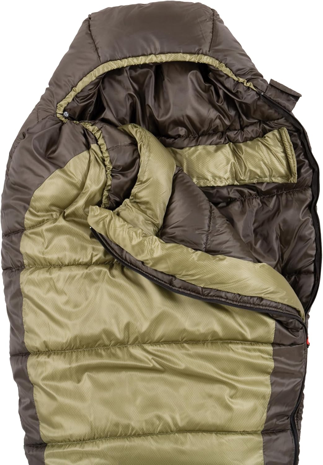 Coleman North Rim 0°F Big & Tall Sleeping Bag, Cold-Weather Mummy Sleep Sack with No-Snag Zipper & Adjustable Hood for Warmth & Ventilation - Image 3
